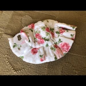 Mud Pie Muslin Rose Infant Sun Hat
